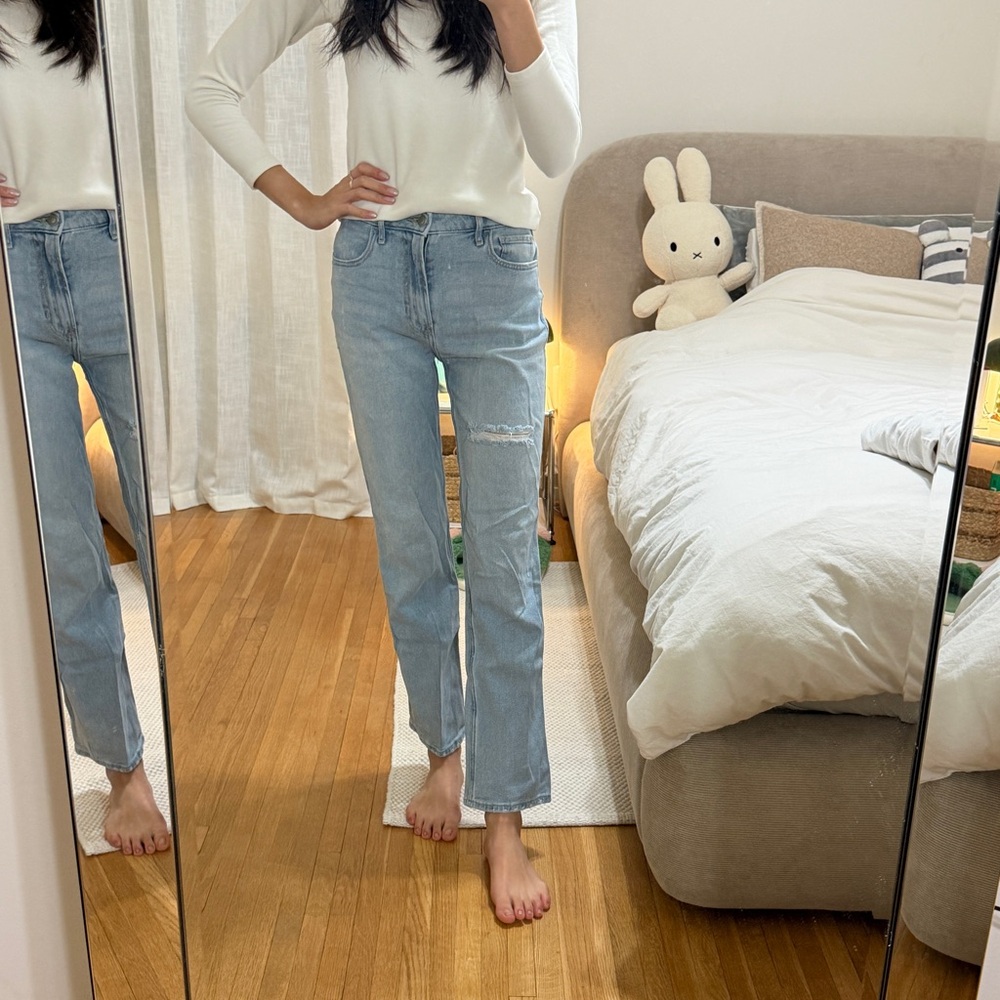 Hollister straight high waisted jeans